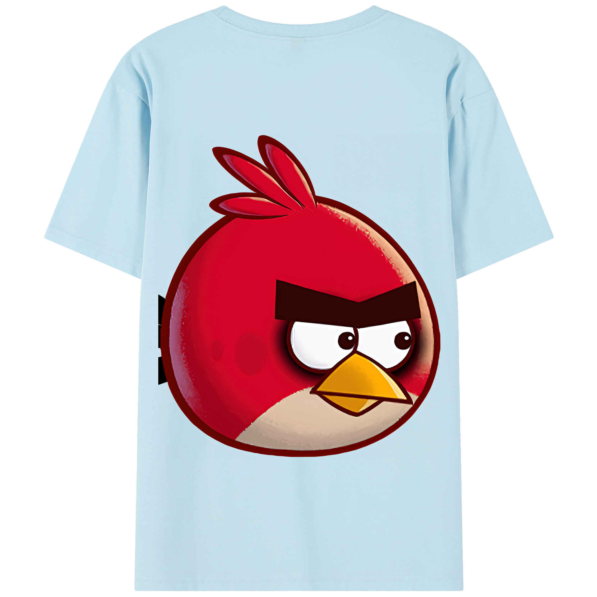 （画像用） Angry Birds アングリーバード 綿100％半袖Tシャツ（背面プリント）